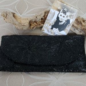 Vintage Glass Beaded Clutch